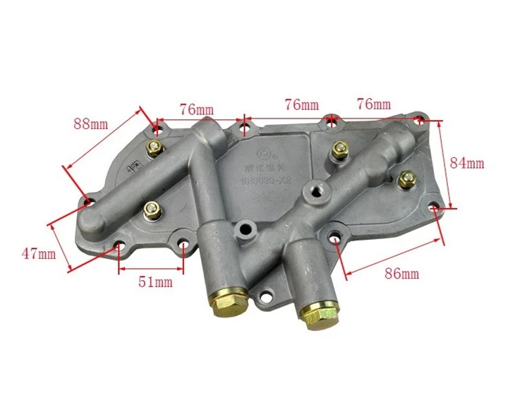 Forklift Parts 1013030-X2 Engine Oil Cooler Assembly For CA498, Premium
